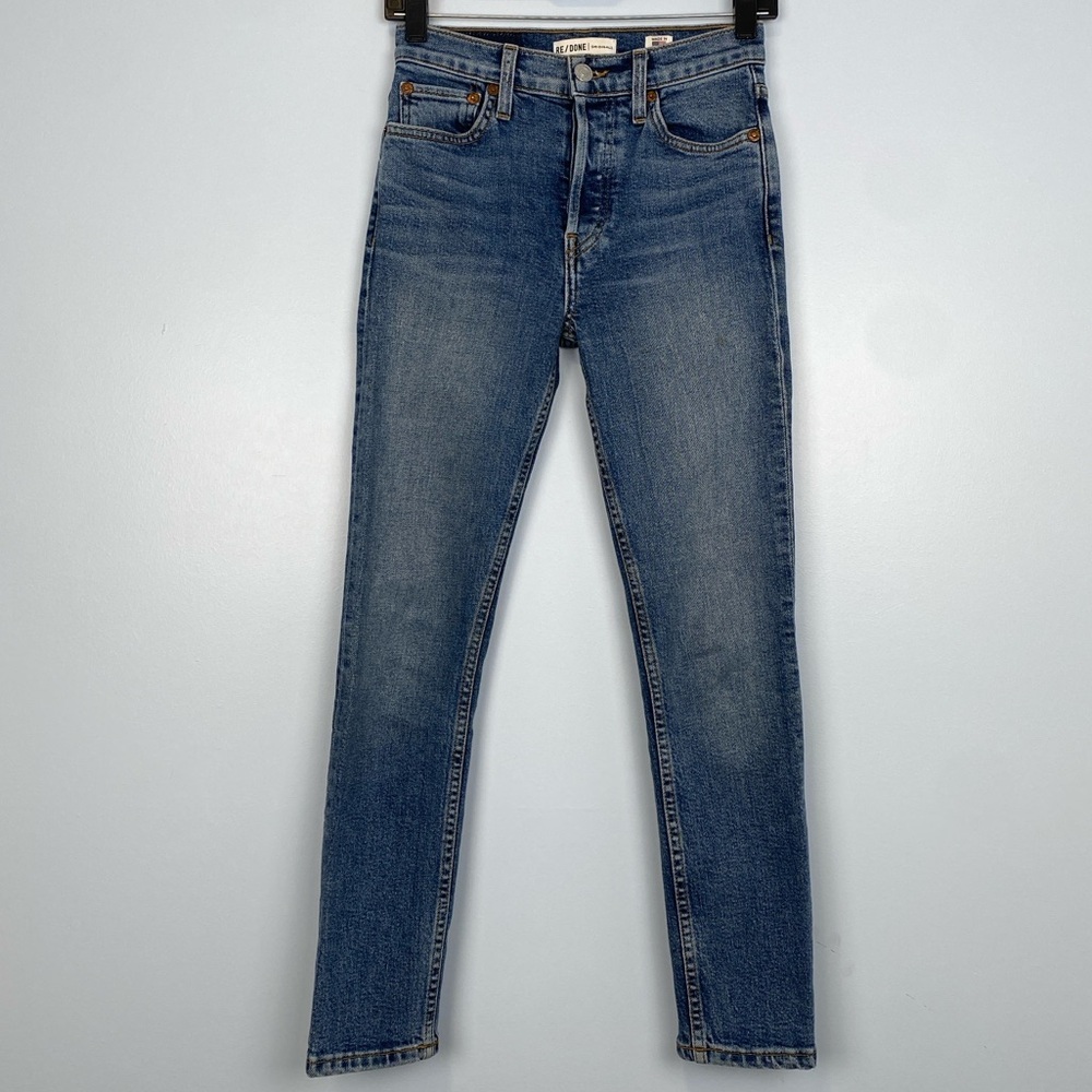 RE/DONE High Rise Ankle Crop Stretch Size 24 Casual Classic Closet Staple